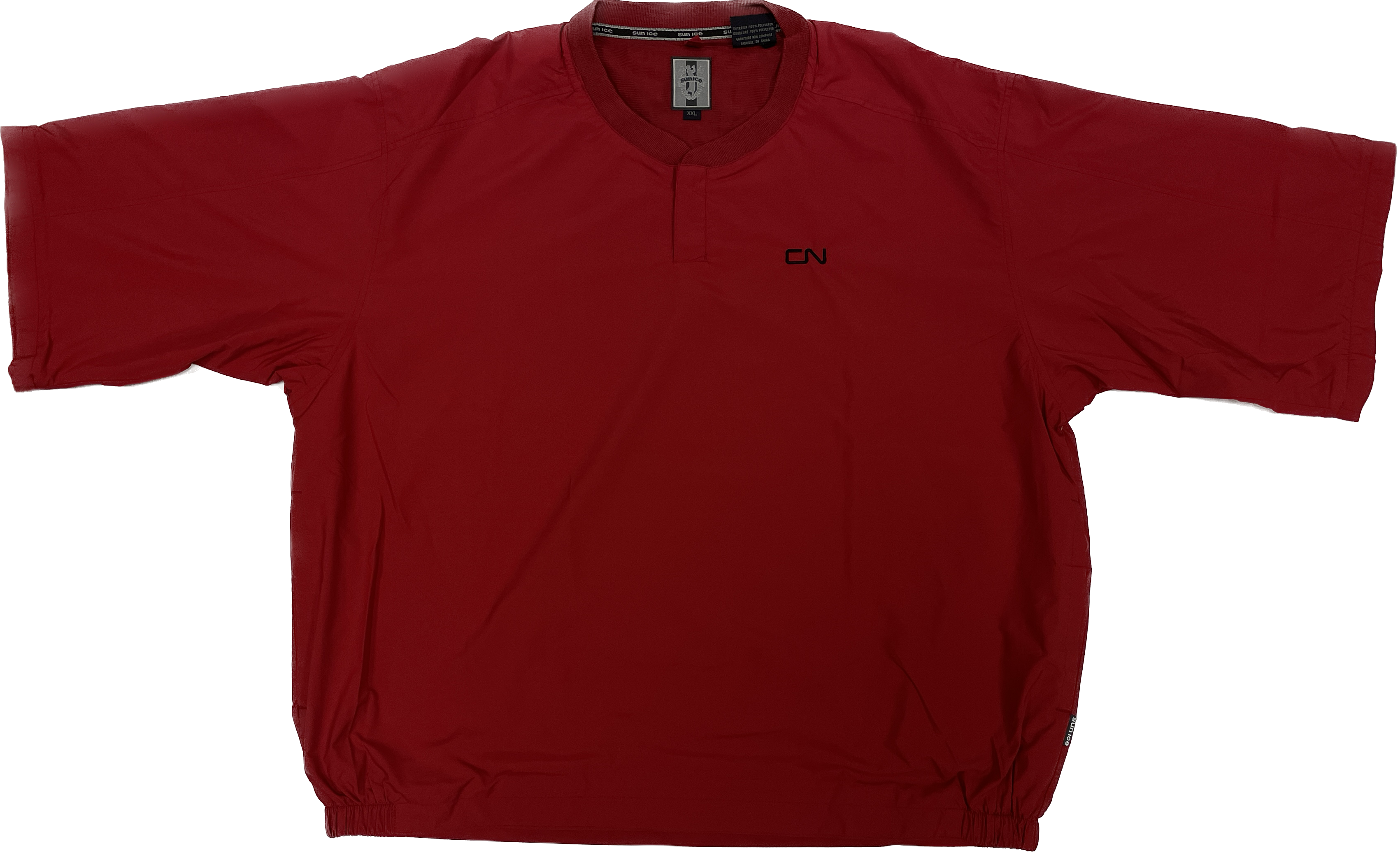 Red Short Sleeve Breathable and Water-repellent Pullover