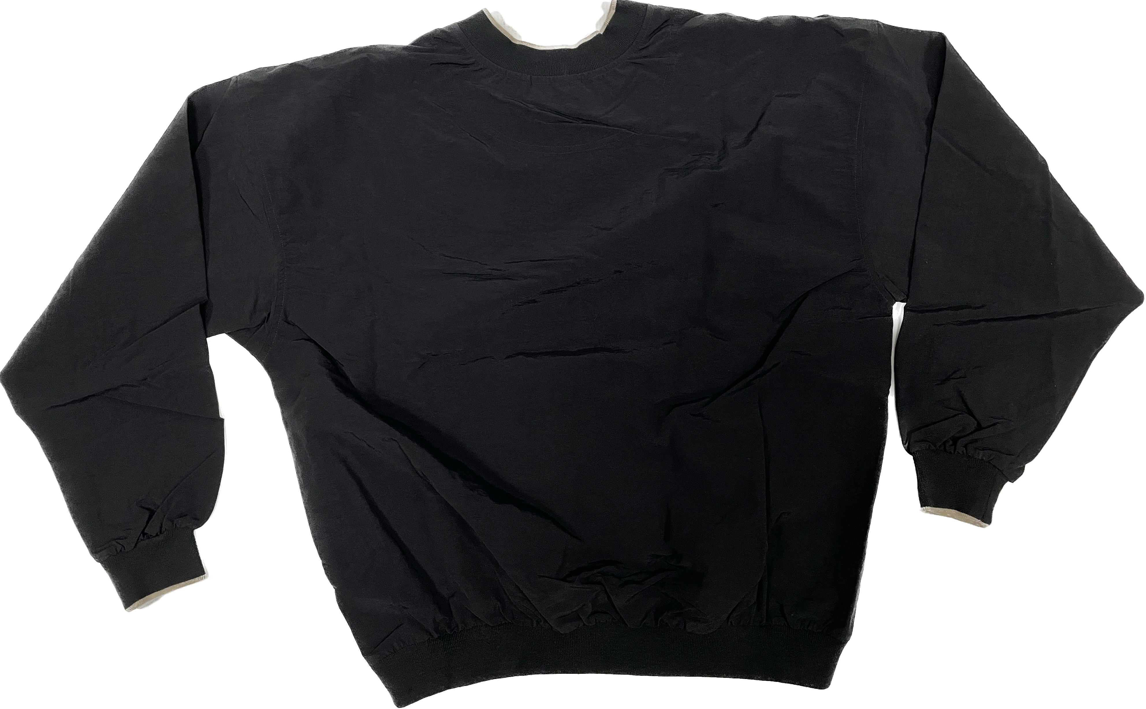 Antigua Water Resistant Pullover - Black and beige 