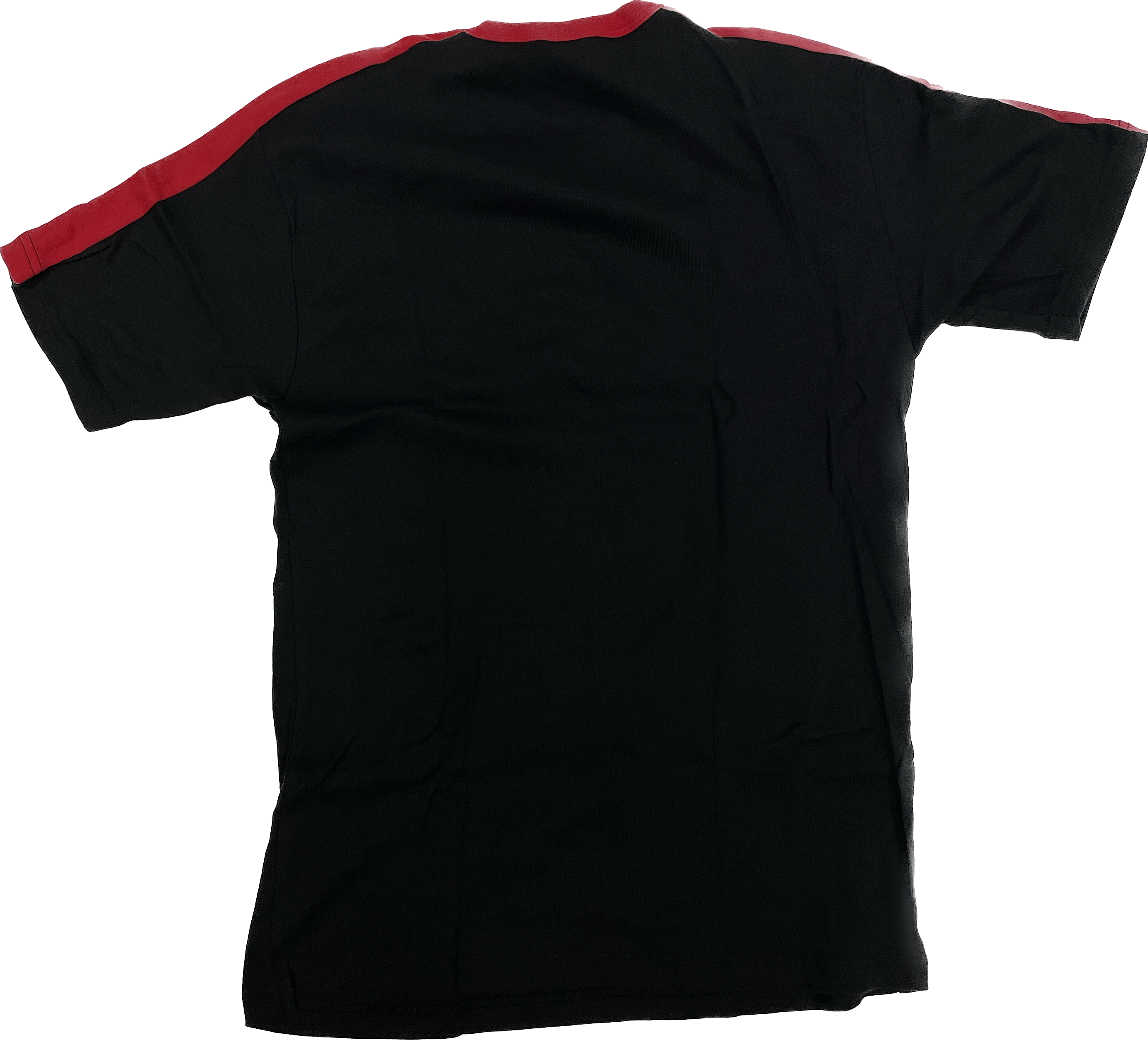 T-shirt noir et rouge avec logo CN