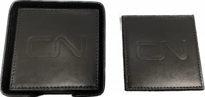 CN Branded Leather Coasters