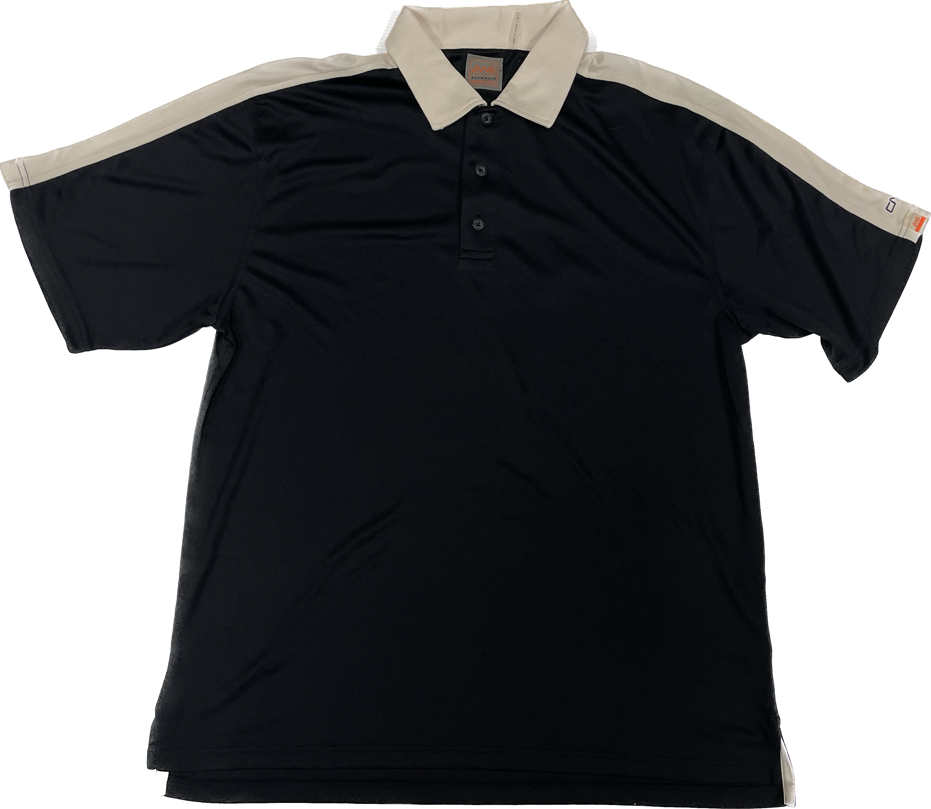Black & White Men's Short Sleeve Polo