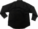 Chemise à manches longues en denim noir avec logo train CN